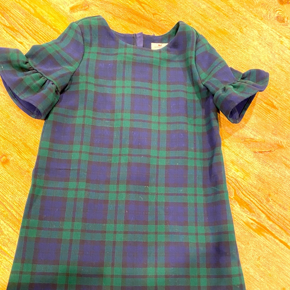 Vineyard Vine plaid holiday dress